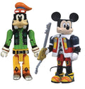 Kingdom Hearts Minimates Series 1 § Mickey Mouse & Goofy