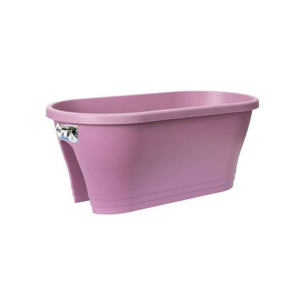 ELHO Balcony planter Corsica Flower Bridge 60 - Bright purple - Outdoor & Balcony - L 29.6 x W 58 x H 24 cm