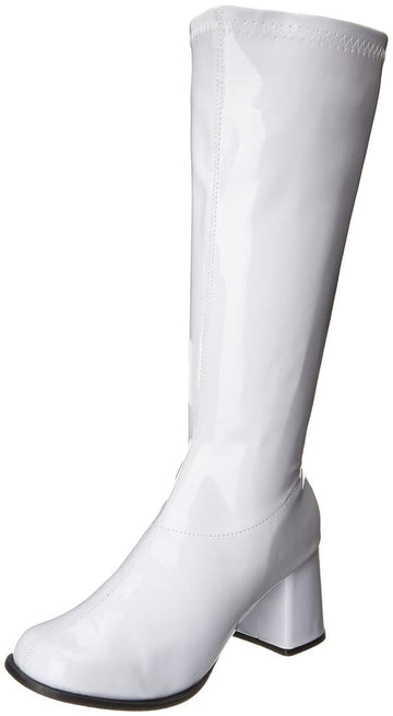 White Gogo Womens Costume Boots Size 9