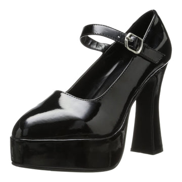 5 Inch Pump Black Mary Jane Adult Costume Shoes § 7