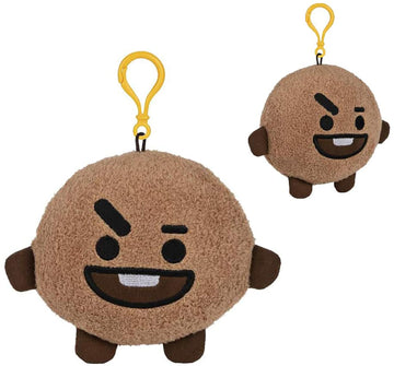 Line Friends BT21 4 Inch Plush Backpack Clip § Shooky