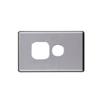 Elegant Single Gpo Aluminium Plate Horizontal Silver Matte