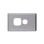 Elegant Single Gpo Aluminium Plate Horizontal Silver Matte