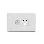 Elegant Single Power Point 250V 10A Horizontal Pack