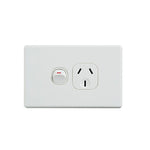 Elegant Single Power Point 250V 10A Horizontal Pack