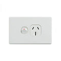 Elegant Single Power Point 250V 15A Horizontal Pack