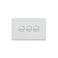 Elegant Wall Switch 3 Gang 250V 16A Horizontal