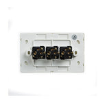 Elegant Wall Switch 3 Gang 250V 16A Horizontal