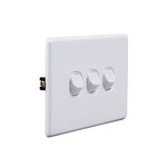 Elegant Wall Switch 3 Gang 250V 16A Horizontal