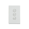 Elegant Wall Switch 3 Gang 250V 16A Vertical