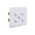 Elegant Wall Switch 5 Gang 250V 16A Horizontal