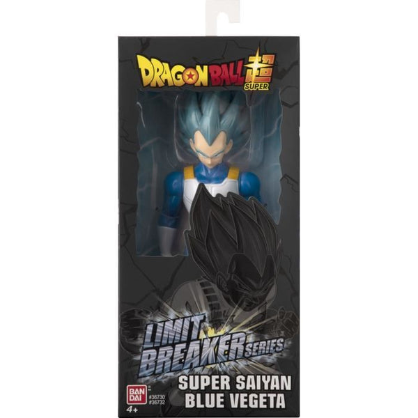 DRAGON BALL SUPER - Figurine Géante Limit Breaker 30 cm - Super Saiyan Vegeta Blue