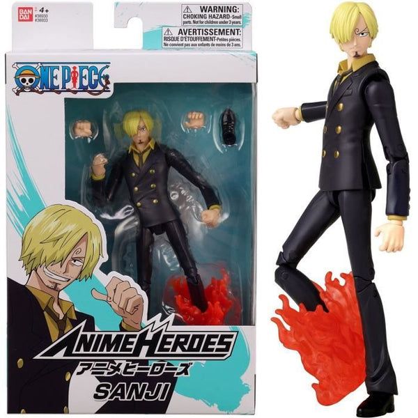 BANDAI Anime Heroes - One Piece - Figurine Anime heroes 17 cm - Sanji