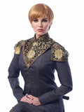 Medieval Queen Adult Costume Wig § Dark Blonde