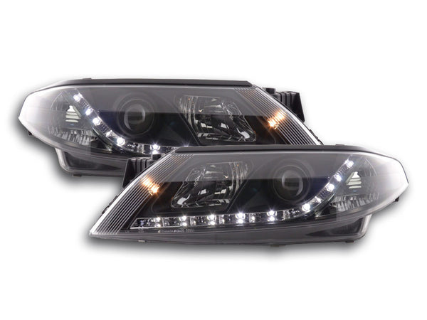 Faro Daylight LED DRL look Renault Laguna (tipo G) 01-05 nero