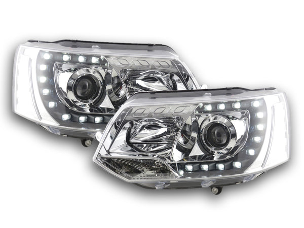 Fari Daylight Luci di marcia diurna a LED VW Bus T5 dal 2009 cromate