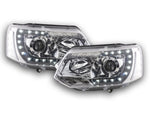 Fari Daylight Luci di marcia diurna a LED VW Bus T5 dal 2009 cromate