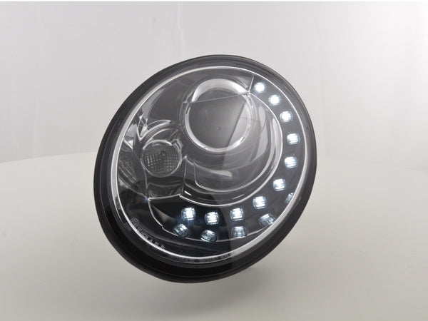 Faro Daylight LED DRL look VW New Beetle del 2006 cromato