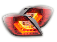 Fanali posteriori a LED set Opel Astra H GTC 04-08 rosso / trasparente