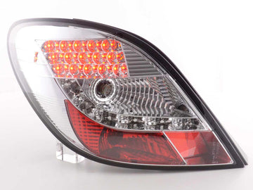 Fanali posteriori LED set Peugeot 207 06-09 cromato