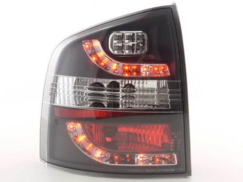 Fanali posteriori a LED set Skoda Octavia Combi tipo 1Z 05-12 nero