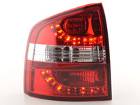 Fanali posteriori a LED set Skoda Octavia Combi tipo 1Z 05-12 rosso / trasparente