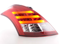 Fanali posteriori LED Suzuki Swift 2011- rosso / trasparente