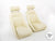 FK Oldtimersitze Sedili avvolgenti per auto Set Classic 2 in similpelle beige con poggiatesta