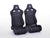 Half shell seat set for FK sports seats, Cologne eco-leather / black fabric