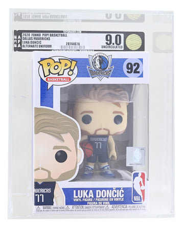 Dallas Mavericks NBA POP Vinyl Figure § Luka Doncic (Alternate) Graded AFA 9.0