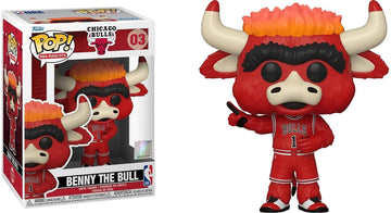 Chicago Bulls NBA Funko POP Mascot Vinyl Figure § Benny the Bull