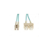 Lc Sc Om4 Multimode Fibre Optic Cable Aqua