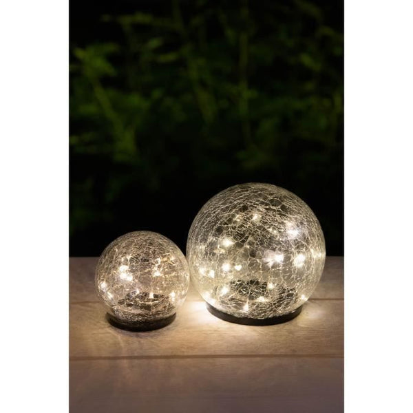 GALIX Sphere solaire - Effet verre brisé - Ø 10 cm