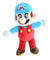 Super Mario 8.5 Inch Character Plush § Ice Mario