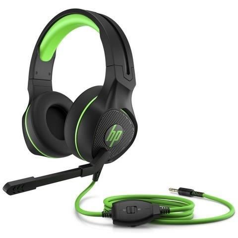 Pack Gaming HP - Souris de jeu 200 et Casque de jeu 400 - Noir et vert