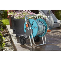 GARDENA Dévidoir CleverRoll taille S – Longueur max 40m – Adapté petit jardin – Livré seul sans kit – Garantie 5 ans (18500-20)