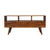 Chestnut Nordic Style TV Unit with 3 Drawers