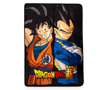 Dragon Ball Super Goku & Vegeta Fleece Throw Blanket § 45 x 60 Inches