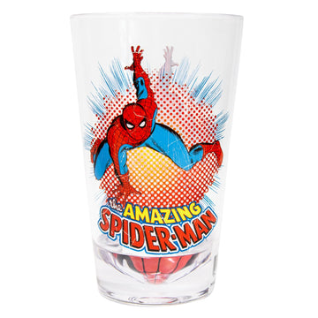 The Amazing Spider-Man Drinking Glass § Shatter-Proof Acrylic Cup § Holds 16 Oz.