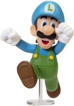 Super Mario World of Nintendo 2.5 Inch Figure § Running Ice Luigi