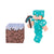 Minecraft 3" Action Figure: Alex with Diamond Armor Pack