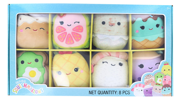 Squishmallow 5 Inch Mini Food Plush 8 Pack