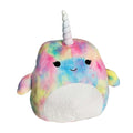 Squishmallow 5 Inch Plush § Navina the Tie Dye Narwal