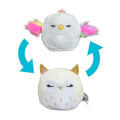 Squishmallow 12 Inch Flip A Mallow Plush § Sleepy Cream Owl / Swan