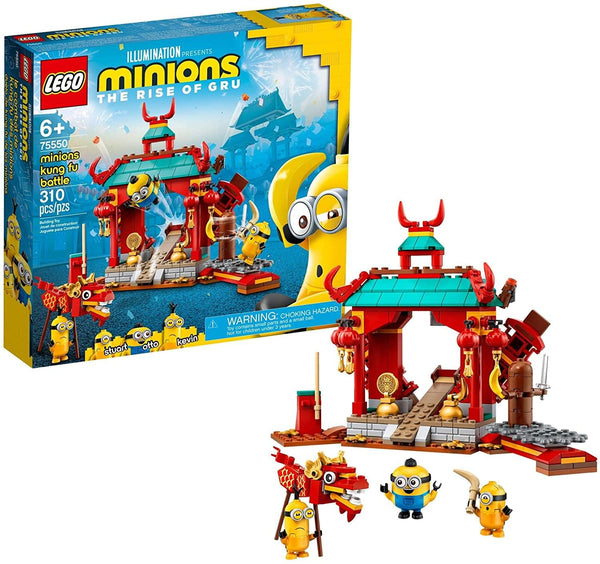 LEGO Minions 75550 Kung Fu Battle 310 Piece Building Kit