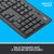 LOGITECH - Ensemble Clavier + Souris sans fil et Silencieux MK295 - AZERTY - Noir