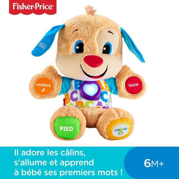 Fisher-Price - Nouveau Puppy Interactif - Peluche interactive - 6 mois et +