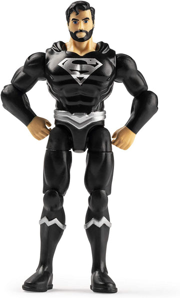 DC Heroes Unite 4 Inch Action Figure § Superman (Black Suit)