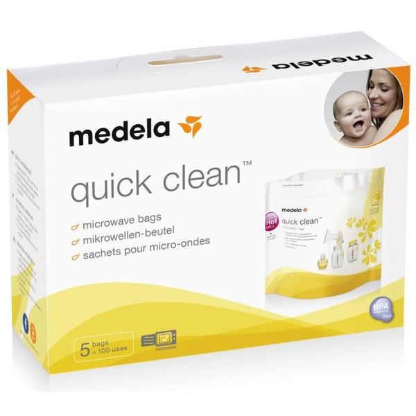 Medela Quick Clean sachets de Stérilisation Micro-Ondes 5 Unités