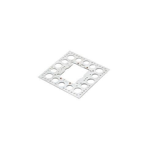 25Pcs Square Render Mounting Bracket Thickness